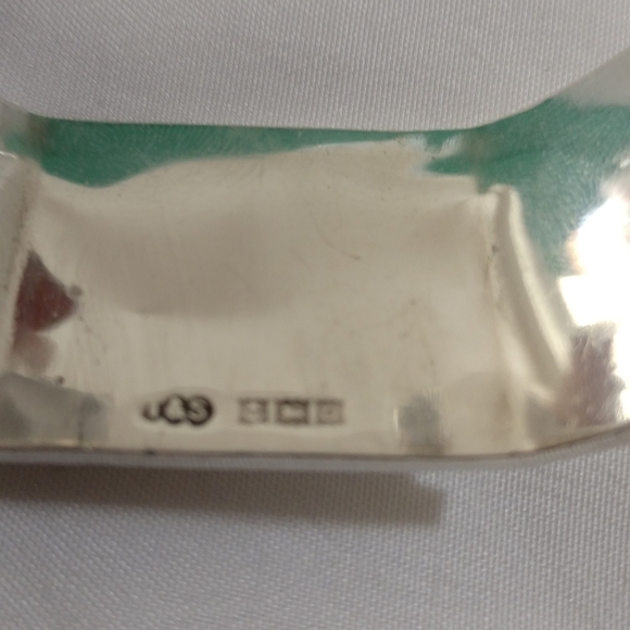 Thomas Bradbury & Sons Vintage English Sterling Silver Minimalist Cuff Bracelet - Picture 4 of 6